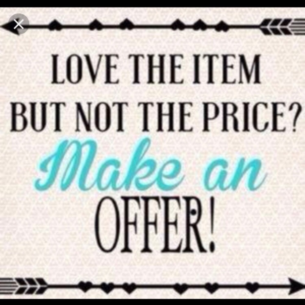 Make an offer on items in my closet!